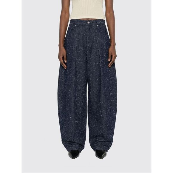 JACQUEMUS Denim - Jacquemus Jeans Woman Navy